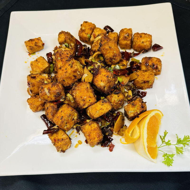 Spicy Diced Tofu[spicy][spicy]