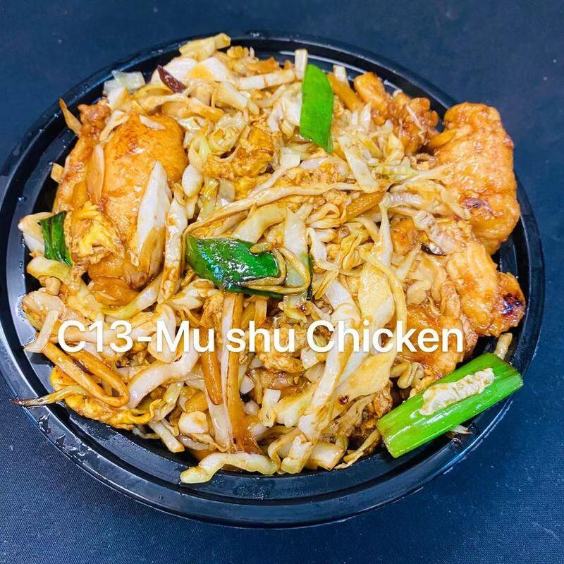 C13-Mu Shu Chicken(with 4pancakes)